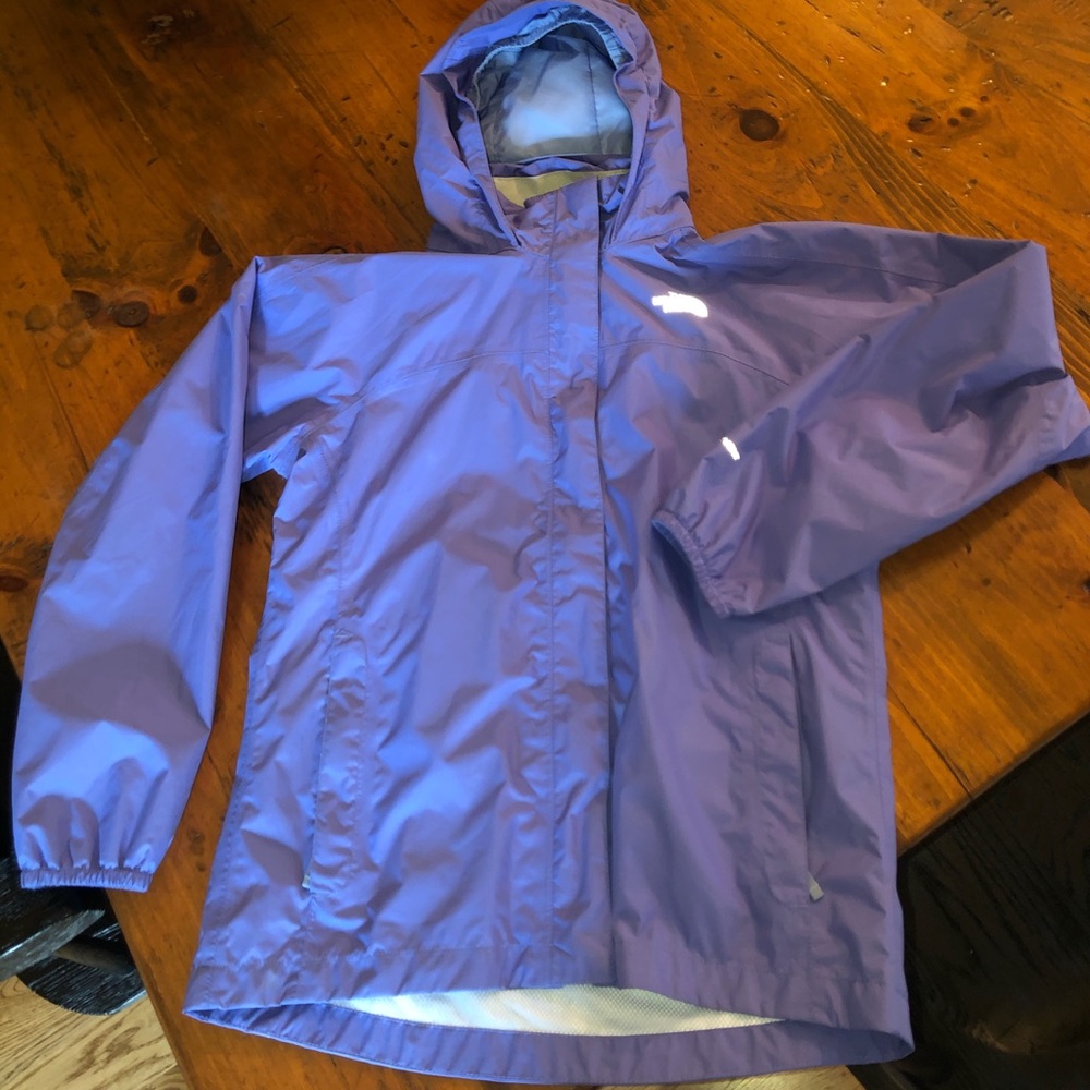 NORTH FACE YOUTH RAIN JACKET large 14/16